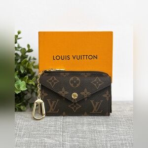Louis Vuitton Brown Card Holder Recto Verso Monogram Canvas